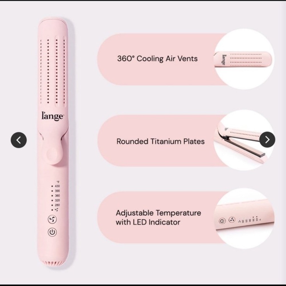 Lange Soft Pink Hair Straightener